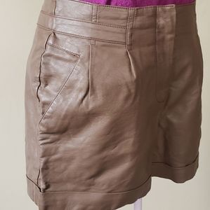 Pleather Shorts